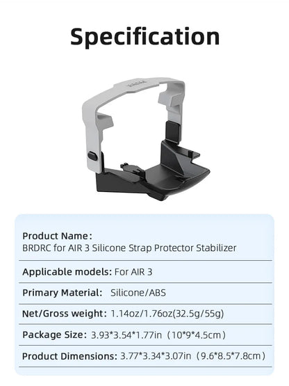 Propeller Holder Fixed for DJI Air 3/Air 3S Drone Stabilizers Protector Props Fixed Mount Guard Silicone & ABS Base Accessories