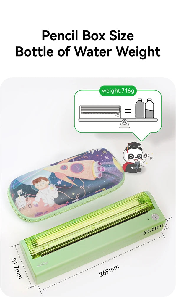 PeriPage P80 Portable Printers Wireless for Travel, Bluetooth Mobile Printer Portable Compatible with Phone & Laptop