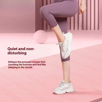 Tapis de yoga athlétique antidérapant de 10 mm pour l'entraînement à domicile, le Pilates et la gymnastique