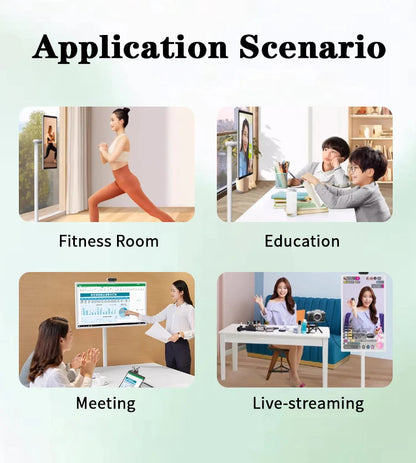 Téléviseur intelligent interactif 24 pouces avec écran tactile, salle de sport et jeux en direct