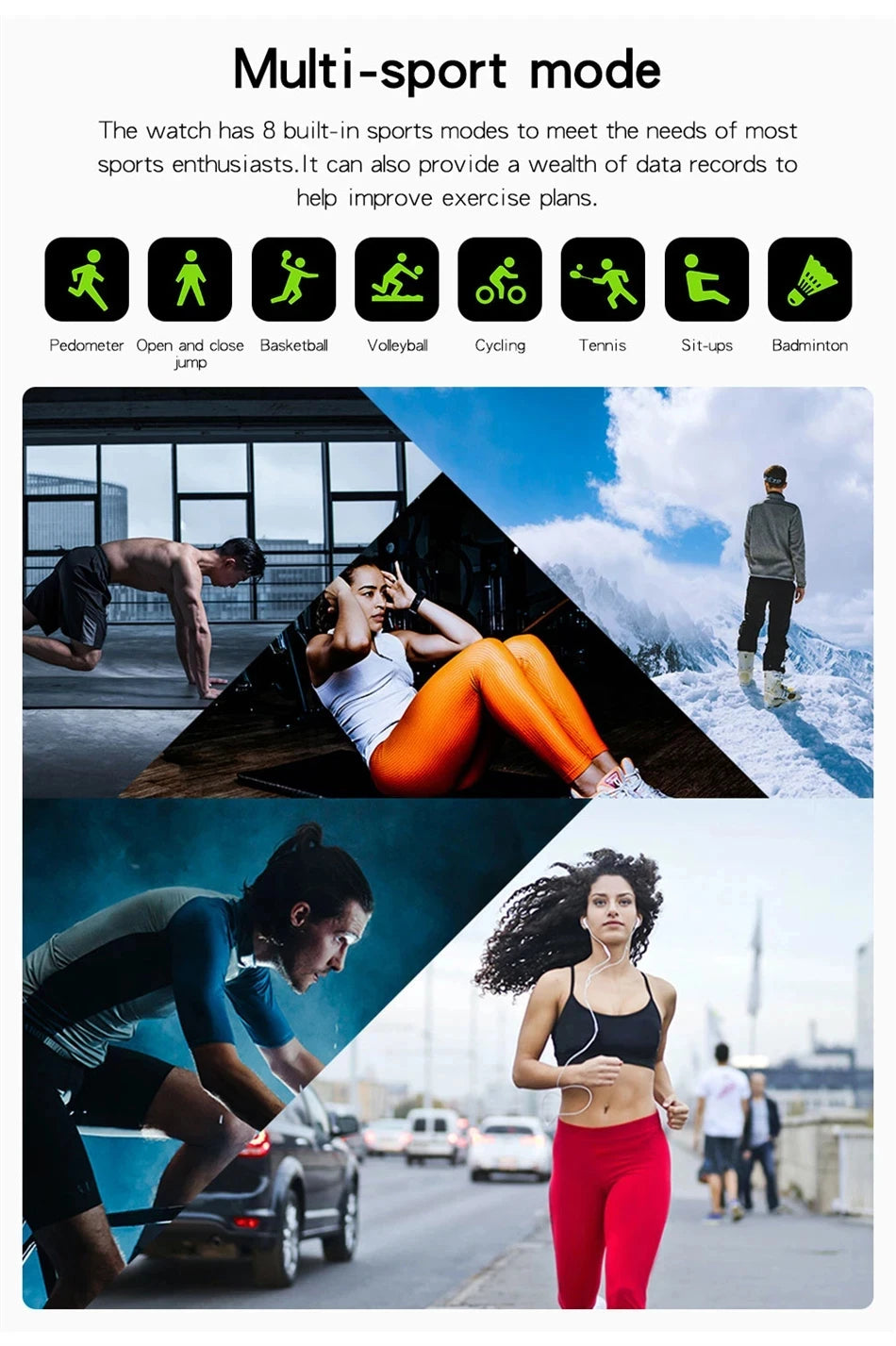 Smart Watch For Android IOS Watches 1.83inch HD Display Bluetooth Call Message Alert Music Sports Mode Smartwatch Men Women Gift