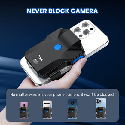 Lecteur de codes-barres Bluetooth Eyoyo EY-032 à clip arrière, lecteur de codes-barres 1D et 2D avec numérisation d'images pour bibliothèques, entrepôts et gestion des stocks UPC