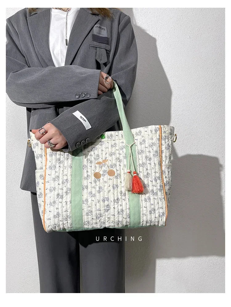 Diaper bag Mommy nappy Bag Large Capacity Tote Bag  Luxury Designer Bag Mother and Baby Bag Floral Messenger Diaper Bag