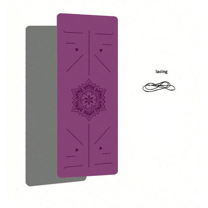 Tapis de yoga antidérapants, tapis de fitness Pilates, écologiques, tapis de yoga pour femmes et tapis de fitness adaptés aux entraînements à domicile
