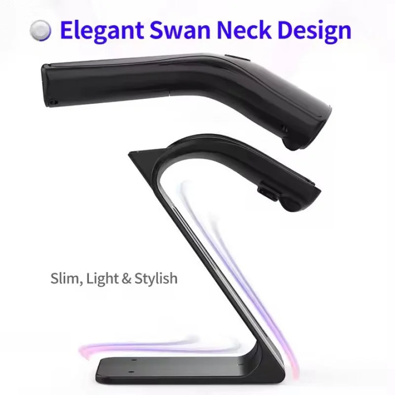 2D Wireless Barcode Scanner Cordless Automatic Scan Window Handheld Bar Code Reader for Retail Warehouse Inventory Tracking