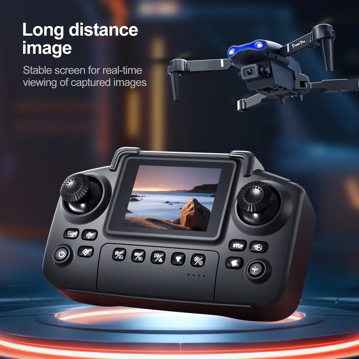 E88PRO Drone 8K 5G Professional HD Dual Camera Aerial Photography Remote Control Aircraft Quadcopter Toys 15000M 2025