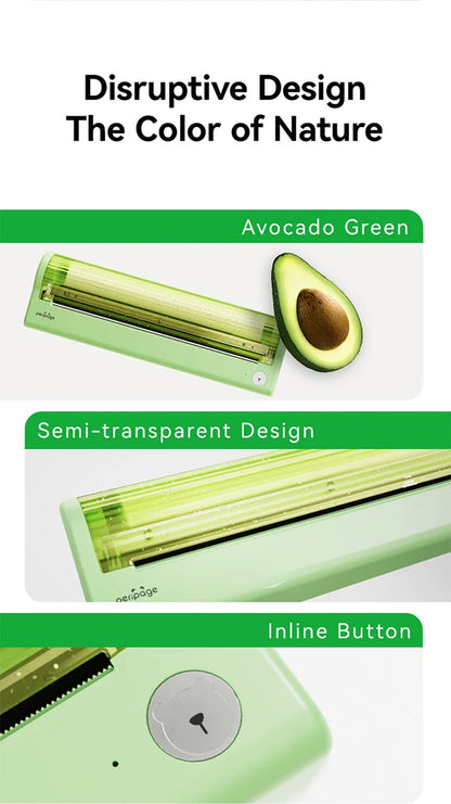 PeriPage P80 Portable Printers Wireless for Travel, Bluetooth Mobile Printer Portable Compatible with Phone & Laptop