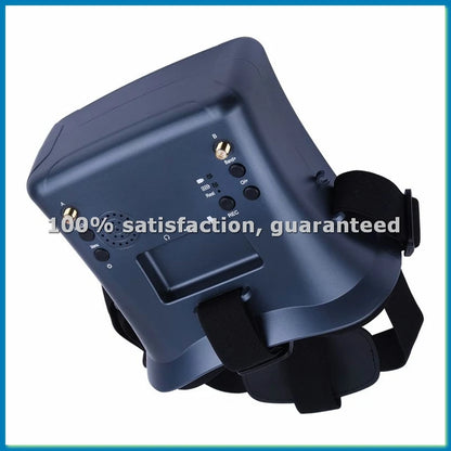 008D FPV Goggle 5.8GHz 40Ch Receiver with DVR 3.7V/2000MAh Battery 4.3 Inch HD LCD 16: 9 for Racing Drone BWhoop Drone-ABWO