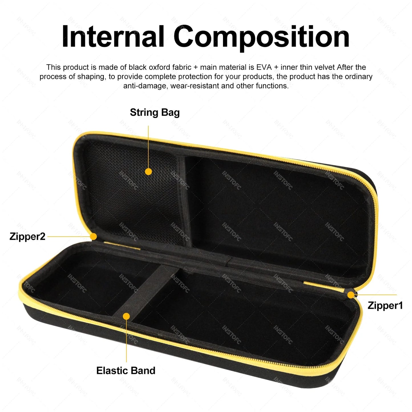 Mini Portable A4 Printer Handbag Storage Case Made Of EVA Large Capacity for A40 Tattoo Printer Peripage Travelling Carry Bag