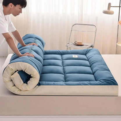 NewestFoldable Lightweight Portable Sleeping Pad/Tatami Mat Japanese Futon Mattress  Soft Fabric,Easy Storage & Travel Mattress