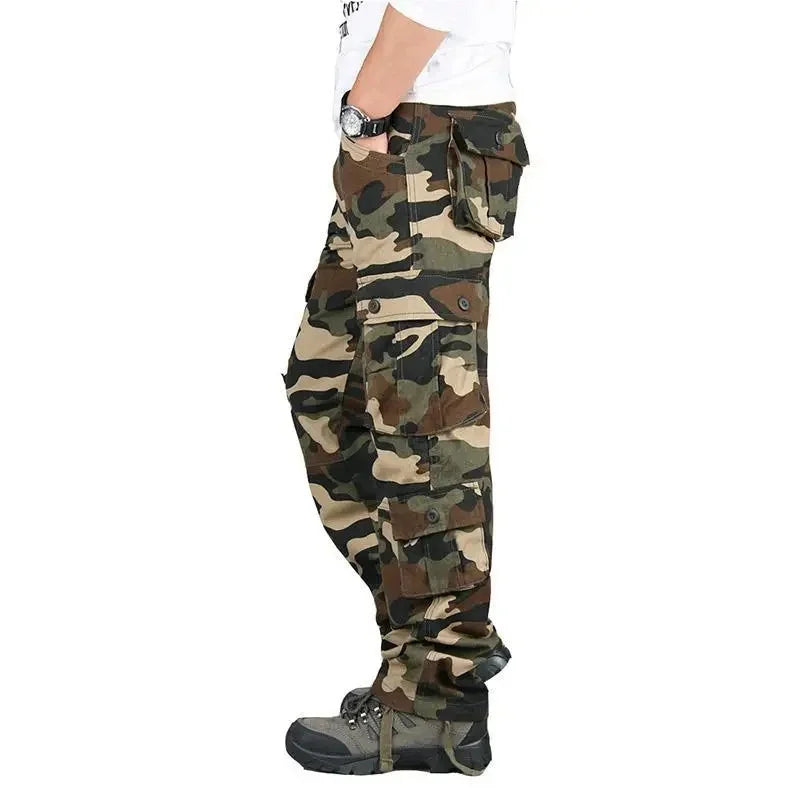 Pantalon de survêtement tendance et polyvalent pour homme, pantalon camouflage décontracté, nouveau style automne, pantalon populaire transfrontalier, uniforme de travail