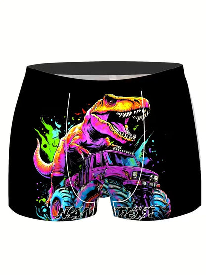 8Pcs Men's Boxer Briefs S-XXXL Soft Polyester Underwear Elastic Waistband Quick-Dry Breathable Lightweight Men Boxer Shorts