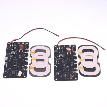 20W High-Capacity Wireless Charger for Car/Home Use; Includes Type-C Interface and 3-Coil DC9-32V Module
