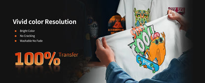 Colorsun A3+R1390 DTF Printer T-shirt Transfer Printing Machine Impresora a3 dtf Printers For T-Shirt Hoodies Bags Sweatshirt
