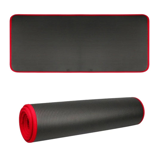 Tapis de yoga extra épais de 10 mm pour débutants, antidérapants, pour la salle de sport, le fitness, le Pilates et la méditation, et pour l'entraînement à domicile.