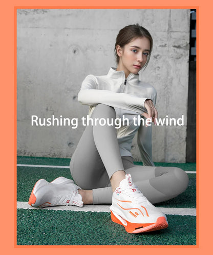 Unisex Carbon Board Running Shoes Professional Marathon Lightweight Bouncing Pad Breathable Ladies Stable Support Sports Shoes