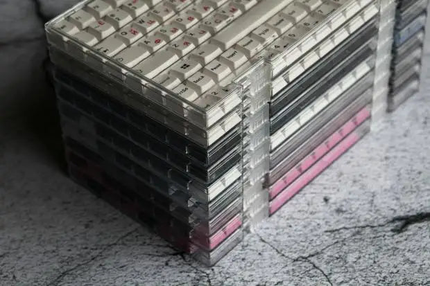 Keycaps Organizing Storage Tray PC Keycaps Container PC Material Keycaps Storage Box