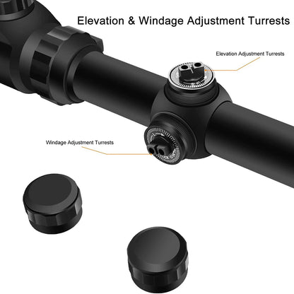 3-9x40 EG Rifle Scopes Hunting Sights Red and Green Light Reticle Tactical Optical Scope Hunting Scopes