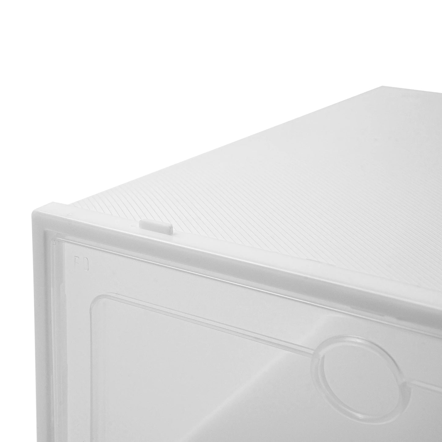 24 Pack Stackable Shoebox Thicken & Sturdy Clear Multifunctional Shoe Box for Universal Shoe Storage and Sneaker Boot Container