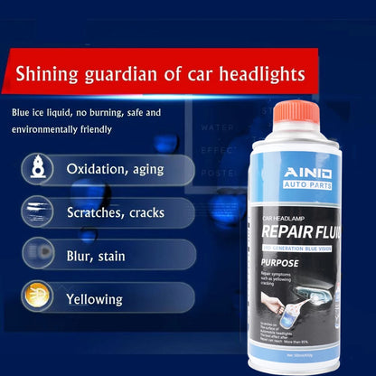 Car Headlight Restoration Polish Liquid Polymer Evaporator Garage Tools Car Headlight Renovation Repair Scratch Remover