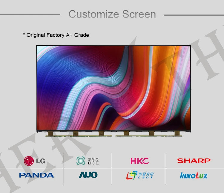 Accept customized 32 inch LED smart tv personal brand tv tv 43 50 55 65 inch