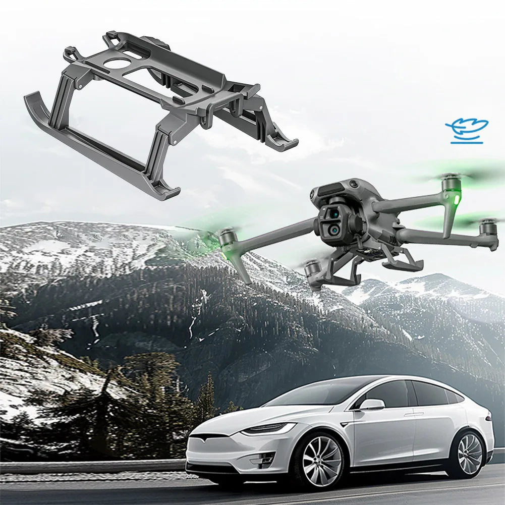 Landing Gear Foldable Extended Leg Protector Heighten Quick Release Extender Legs Feet Landing Legs Stand for DJI Air 3S/Air 3