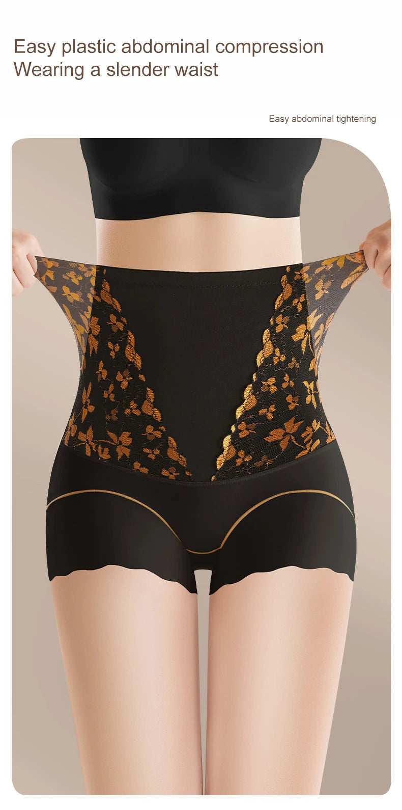 Women's Shapewear Panties Slim Fit High Waist Hip Lifting Postpartum Abdominal Shapewear Exquisite Close Intimates Briefs