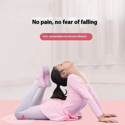 Tapis de yoga athlétique antidérapant de 10 mm pour l'entraînement à domicile, le Pilates et la gymnastique