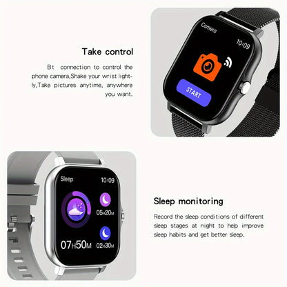 Smart Watch For Android IOS Watches 1.83inch HD Display Bluetooth Call Message Alert Music Sports Mode Smartwatch Men Women Gift