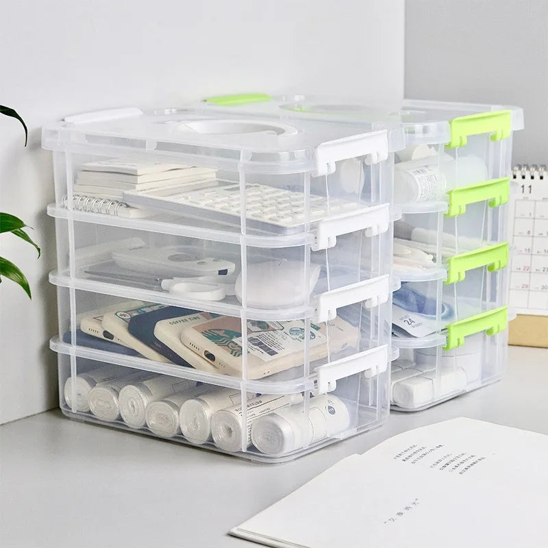 Storage organizer box, storage container, tool classification box, toy small particle parts compartmentalized drawer