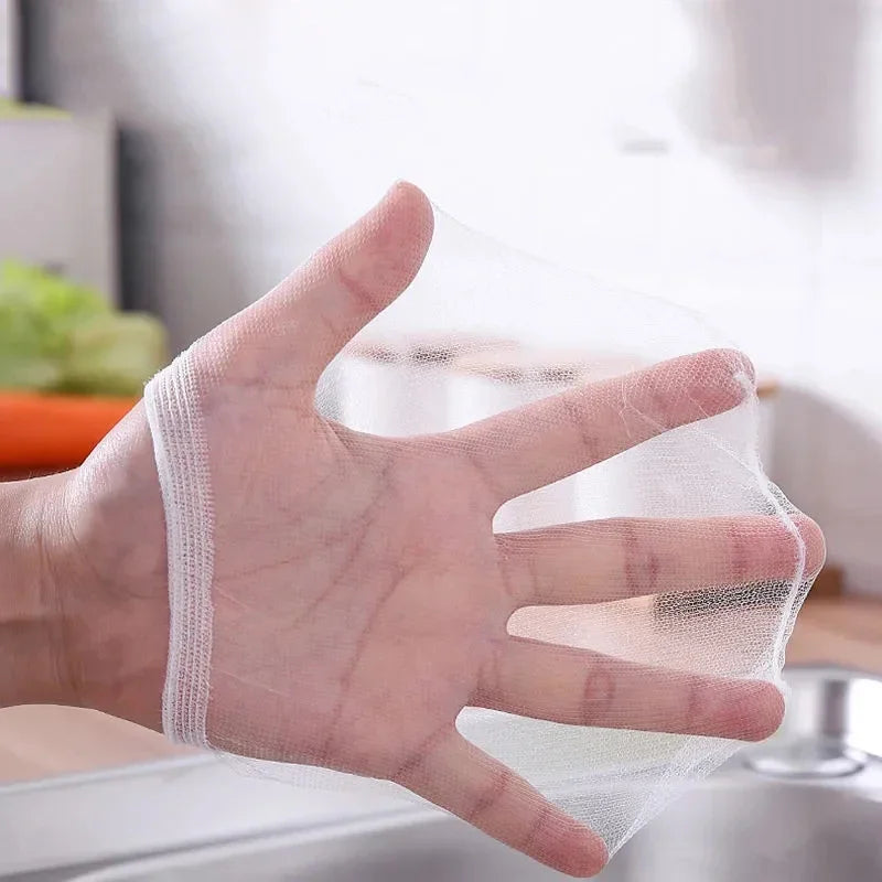 500/30pcs Disposable Sink Filter Mesh Bags Kitchen Sink Strainer Drain Hole Anti-blocking Garbage Bag Cleaning Strainers Net