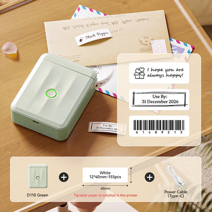 Niimbot D11 D110 D101 H1S Mini Thermal Printer Pocket Label Maker USB Bluetooth Label Stick Printer Inkless DIY Name Price Tag