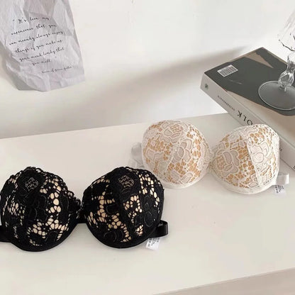 Strapless Lace Bras for Women Sexy Lingerie Backless Invisible Wireless Bralette 1/2 Cup Push Up Underwear Girls Backless Bras