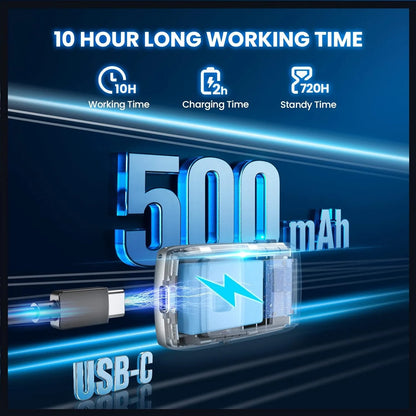 Scanner de codes-barres EYOYO Bluetooth QR 2D 1D avec écran LED, lecteur de codes-barres laser sans fil pour paiements mobiles iOS, Android et Windows.