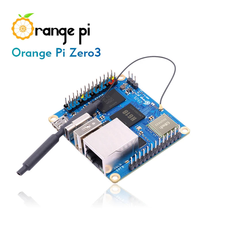 Orange Pi Zero3 1GB LPDDR4 RAM Allwinner H618 Developmetn Board SBC