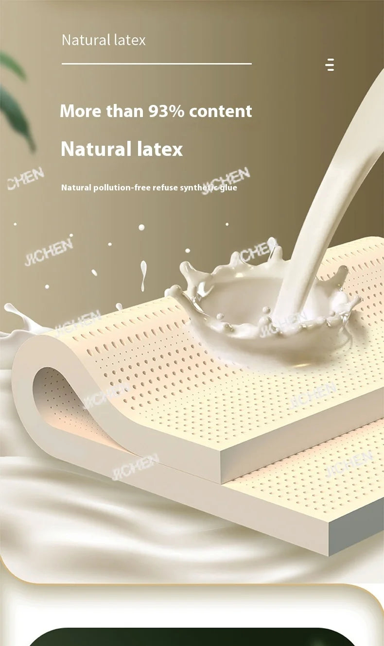 HQC Natural Latex Double Mattresses King Size Molblly Foldable Latex Mattresses Twin Queen Folding Colchon Matrimonial Furnitur