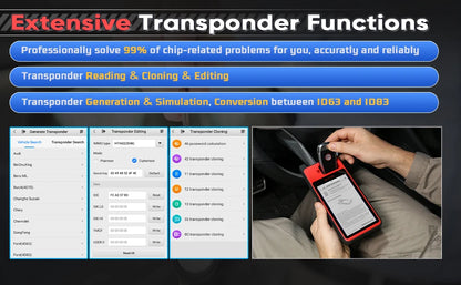 Autel MaxiIM KM100 Key Fob Programming Immobilizer Tool 2PCS Autel IKEY 60s Key Generation IMMO Key Learning on 99% Car KM100X