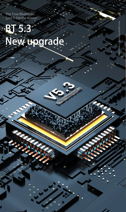 Écouteurs intra-auriculaires invisibles TWS Mini sans fil Bluetooth 5.3 avec microphone et réduction de bruit pour téléphone