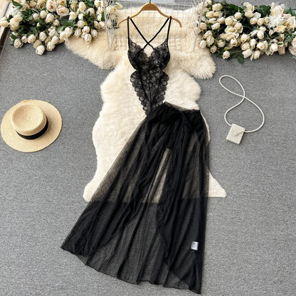 Combinaisons de plage bikini tendance pour femmes, asymétriques, moulantes, entrejambe ouverte, maillots de bain sexy automne-hiver, dos nu, body sensuel, hotsw