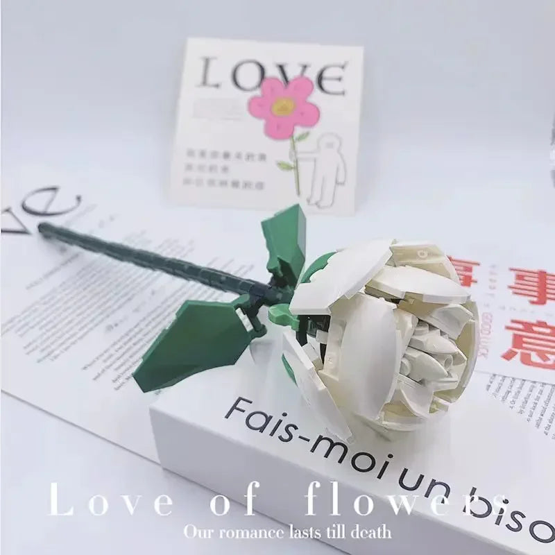 Romantic Wildflower Bouquet Flower 10313 Building Set Home Decoration Building Block Toys Valentine's Day Gift for Girlfriend