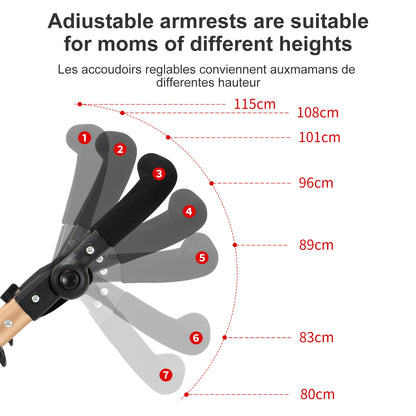 Poussette 3 en 1, poussette légère, landau, poussette multifonction, poussette pour nouveau-né, poussette maman-enfant