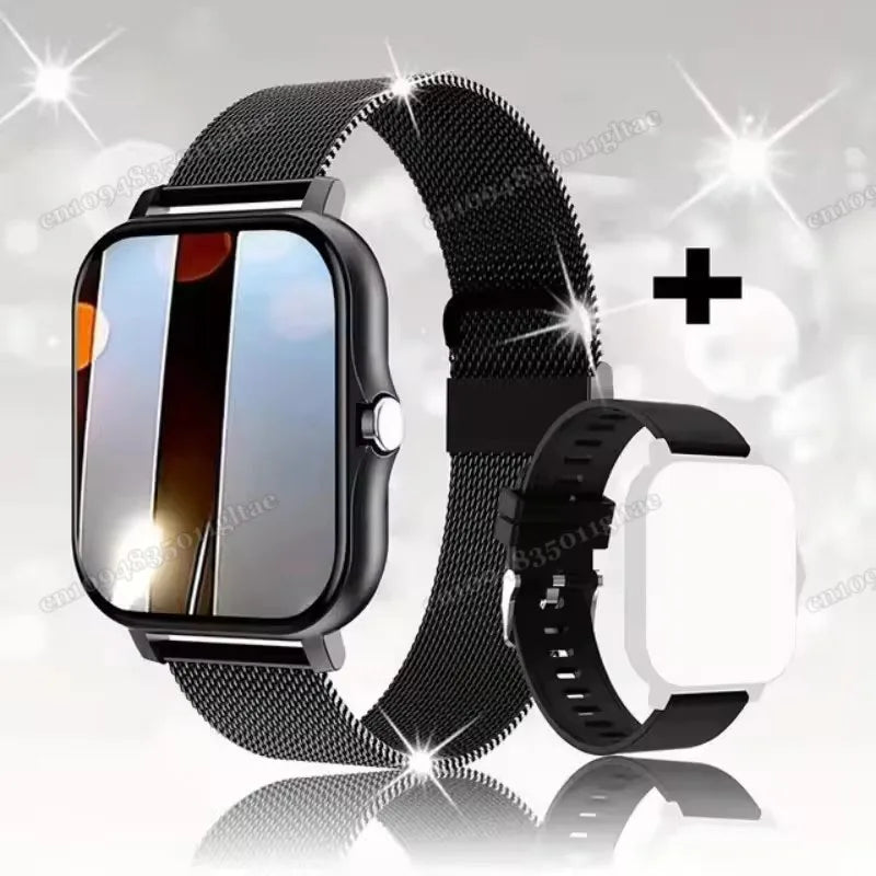 New Smart Watch Android IOS Phone 1.44 Inch Color Screen Bluetooth Call Blood Oxygen/Pressure Monitoring Smart Watch Women Men