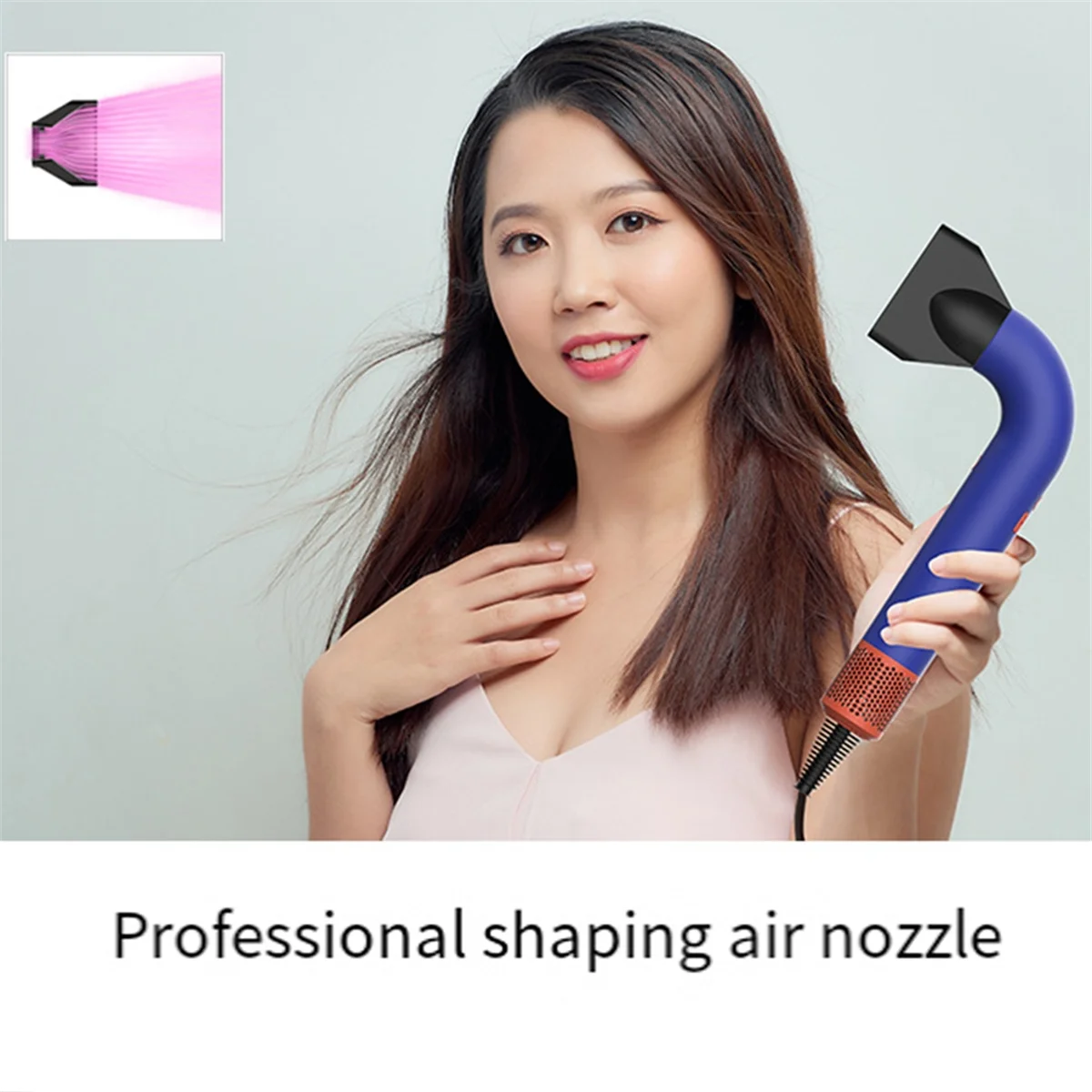 New 1 Set for Supersonic R HD18 Hair Dryer Nozzle Soft Diffusion Airflow AntiWind Nozzle Accessories Quick Drying