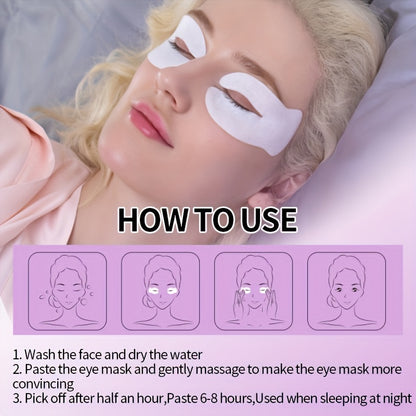 ILISYA C Circulating Eye Mask - 5 Pairs, Moisturizing and Firm, Suitable for a Variety of Skin Types, Containing Niacinamide and Hyaluronic Acid, Moisturizing Eye Skin, Eye Care, Make Skin Smooth and Tender