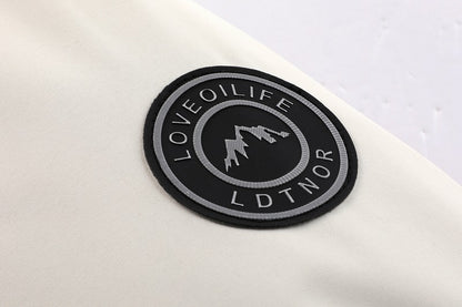 Men'S Winter Windbreaker Jacket with Warm Hood - Maroon Zip-Up Outdoor Coat, Stand Collar, Multiple Pockets, Casual Sporty Design for Cold Weather, Winter Jacket