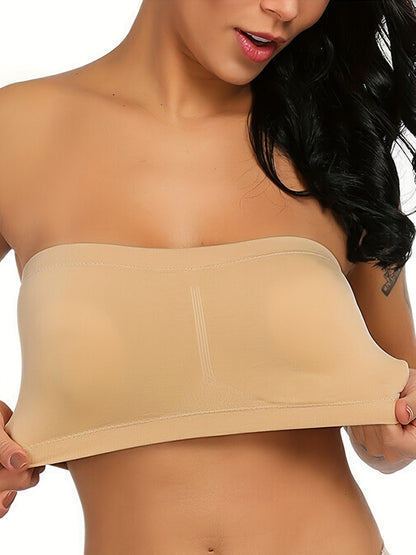 Plus-size Double-layer Anti-slip Underwire Bra with Padded Cups, No-wire Design, and 1pc Style