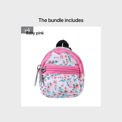 Sac à dos miniature pour poupée LABUBU de 30 cm (1/6 BJD), accessoire de décoration pour maison de poupée, idéal pour Halloween et Noël.