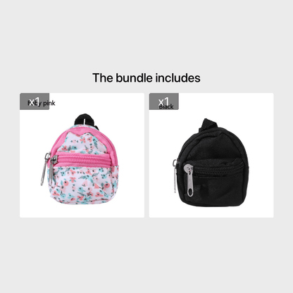 Sac à dos miniature pour poupée LABUBU de 30 cm (1/6 BJD), accessoire de décoration pour maison de poupée, idéal pour Halloween et Noël.