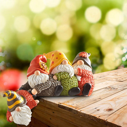 1pc Christmas Gnome Resin Ornament Desktop Decoration