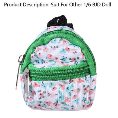 Sac à dos miniature pour poupée LABUBU de 30 cm (1/6 BJD), accessoire de décoration pour maison de poupée, idéal pour Halloween et Noël.